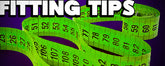 Bright Green Tape Measure on Purple background, in line with the brand colours of boondock traders and co. Make sure to check our 3 step fitting guide to help you get the perfect tshirt fit!